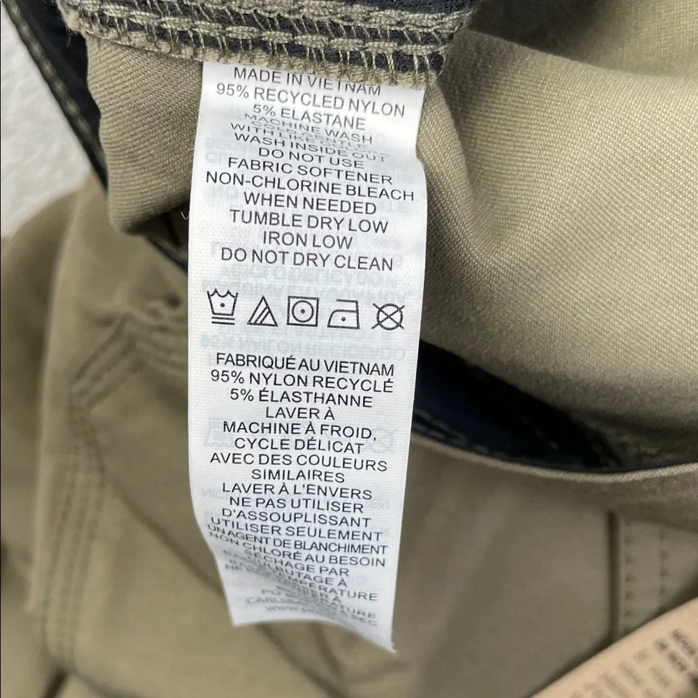 NEW Prana 31/32 Stretch Zion II Men's Slate Green Cargo Hiking Straight Leg Pant